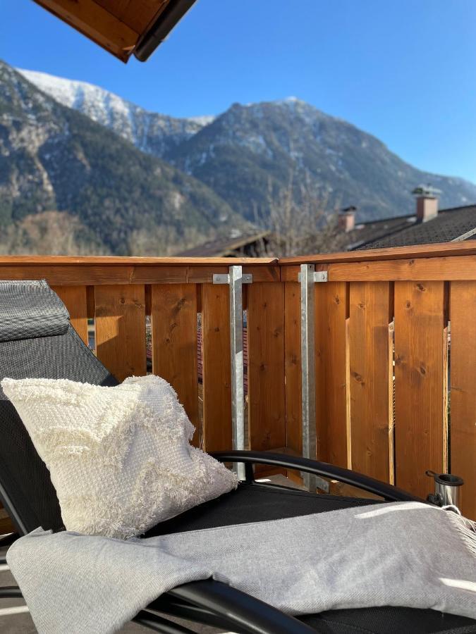 Das Bergquartier - Ferienwohnung Zugspitze Оберау Екстер'єр фото