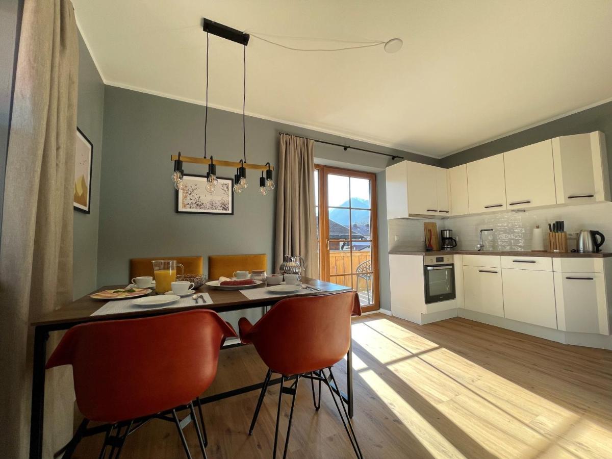 Das Bergquartier - Ferienwohnung Zugspitze Оберау Екстер'єр фото